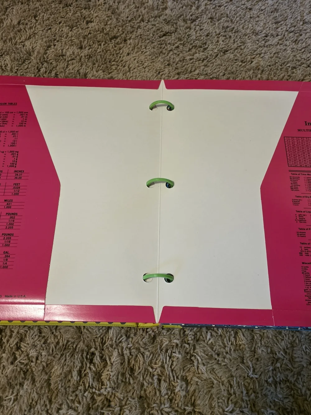 Trapper Keeper Designer Series Binder with Bright Geometric Print
